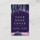 Einfache Buchabdeckung für Autoren individuell anp Visitenkarte (Vorderseite)