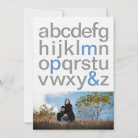 Einfache Buchstaben 12x18 Speichern der Ankündigun