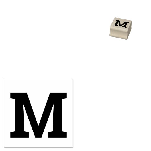 Einfache Buchstabenauswahl des Alphabets Gummistempel (Stempel)