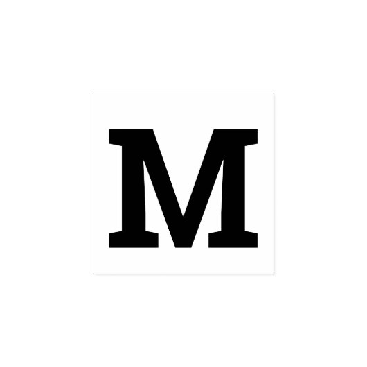 Einfache Buchstabenauswahl des Alphabets Gummistempel (Prägung)