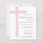 Einfache Budgetbestätigung Pink Cross Mädchen (Vorderseite)