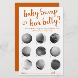 Einfache Bump- oder Bierbauch | Fall Orange Game C