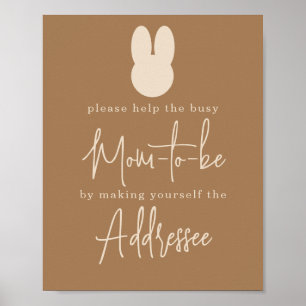 Einfache Bunny-Mama zu erreichen Poster