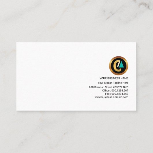 Einfache bunte helle logistische Service-Ikone Visitenkarte (Rückseite)