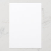 Einfache Burgundy Wedding Menu Cards auf Ecru Papi Menükarte (Rückseite)