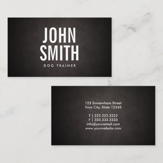 Einfache Business-Karte für die Fettformatierung v Visitenkarte (Vorne/Hinten)