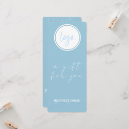 EINFACHE BUSINESS LOGO COMPANY GIFT CERTIFICATE