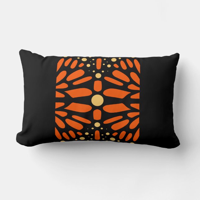 Einfache Butterfly Art Deco Lendenkissen (Vorderseite)