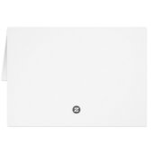 Einfache Butterfly Blue Custom Wedding Card (Rückseite Horizontal)