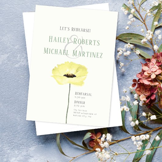 Einfache Butternut Mohn Probe Abendessen Einladung