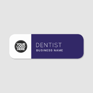 Einfache Button Name Tag oder Magnetic mit Logo
