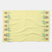 Einfache Cactus Themed Wohngestaltung für Pflanze  Geschirrtuch (Horizontal)