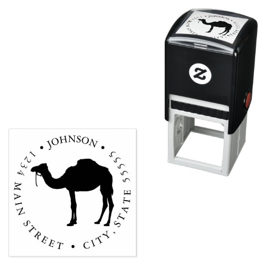 Einfache Camel-Silhouette Permastempel (Beispiel)