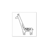 Einfache Cartoon Giraffe Gummistempel (Prägung)