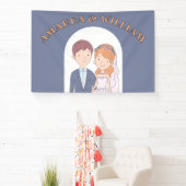 Einfache, Cartoon-Ike-Ehevorstellung Banner (InSitu)