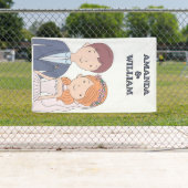 Einfache, Cartoon-Ike-Ehevorstellung Banner (Insitu)