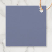 Einfache, Cartoon-Ike-Ehevorstellung Geschenkanhänger (Rückseite)