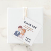 Einfache, Cartoon-Ike-Ehevorstellung Geschenkanhänger (Beispiel)