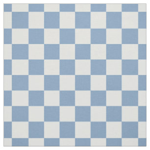 Einfache Chambray-Blau-Gingham-Karo- Quilting Stoff