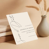 Einfache Champagne Modern Handschrift Save The Date