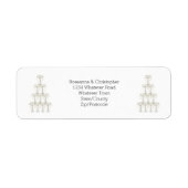 Einfache Champagnergläser Hochzeit (Vorne)