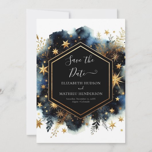 Einfache, charmante Hochzeit Save The Date (Vorderseite)