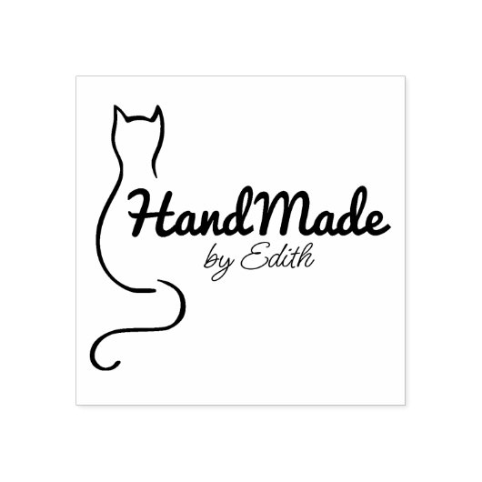 Einfache Chat Handmade Gummistempel (Prägung)