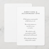 Einfache Chic 4,5" x 6,25" Rundverschlusskarte Begleitkarte (Vorne/Hinten)