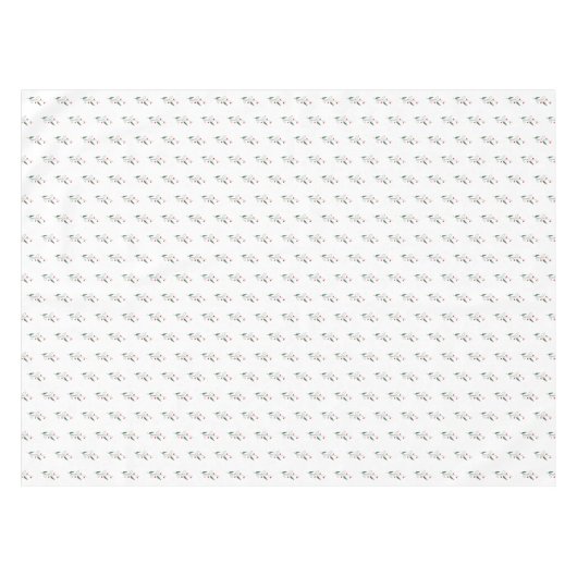 Einfache Chic-Beere, heilig Rot und Grüne Weihnach Tischdecke (Vorderseite (Horizontal))