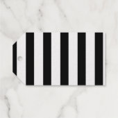 Einfache Chic Calligraphie Chefs Weinflasche Geschenkanhänger (Rückseite (Horizontal))