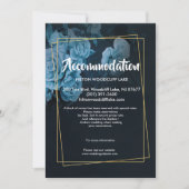 Einfache Chic Gold Geometric Fraccommodate-Umschli Einladung (Vorderseite)