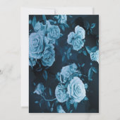 Einfache Chic Gold Geometric Frame Wedding Einladung (Rückseite)