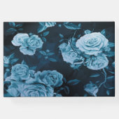 Einfache Chic Gold Geometrie Gästebuch (Rückseite)