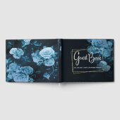 Einfache Chic Gold Geometrie Gästebuch (Voll)