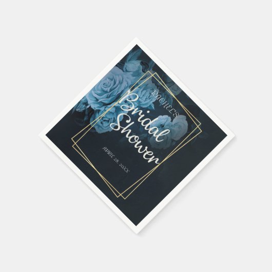 Einfache Chic Gold Geometrie Serviette (Ecke)