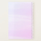 Einfache Chic Lavender Watercolor Wash Plane Planer (Rückseite)