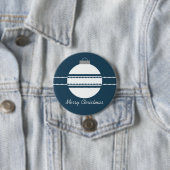 Einfache Chic Ornament Weihnachtszeit Button (Beispiel)