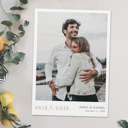 Einfache Chic Save the Date Hochzeit Einladende Vo Einladung
