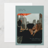 Einfache Chic-Save the Date-Karte Einladung (Vorne/Hinten)