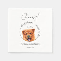 Einfache Chow Chow Dog Wedding Cocktail