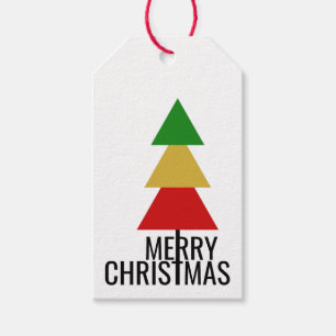 EINFACHE CHRISTMAS TREE MERRY XMAS CUSTOM TEXT GIF GESCHENKANHÄNGER