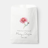 Einfache Chrysanthemen-Samenpackung Beerdigung  Geschenktütchen (Vorderseite)