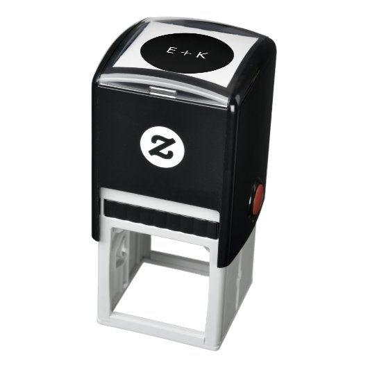 Einfache Circle Monogram Briefmarke Permastempel (Produkt)