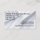 Einfache Classic CPA Accountant-Visitenkarten Visitenkarte (Vorderseite)