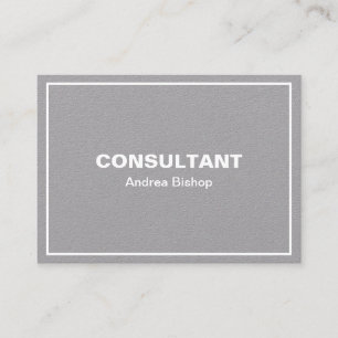 Einfache Clean Frame Classic Business Card Visitenkarte