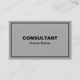 Einfache Clean Frame Classic Business Card Visitenkarte