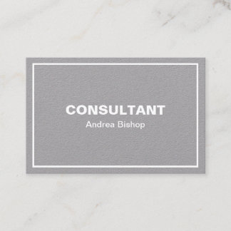 Einfache Clean Frame Classic Business Card Visitenkarte