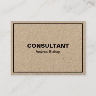 Einfache Clean Frame Classic Business Card Visitenkarte
