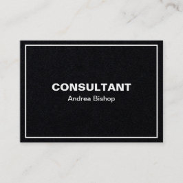 Einfache Clean Frame Classic Business Card Visitenkarte