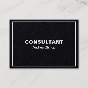 Einfache Clean Frame Classic Business Card Visitenkarte